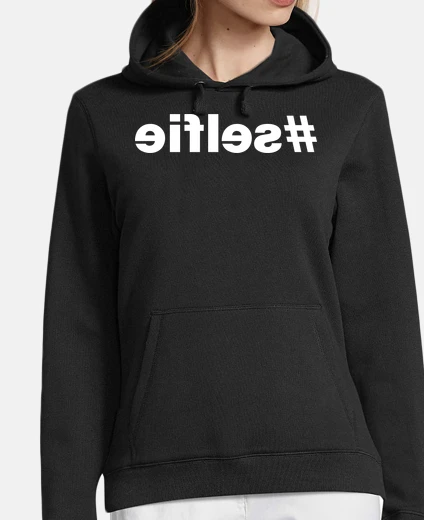 Hoodie selfie (for mirror photos)