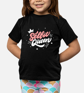 donante compensar fecha límite Camisetas niños selfie queen | laTostadora