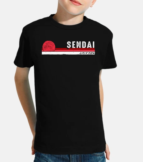 Kids Sendai Japan Retro Design for Lovers of