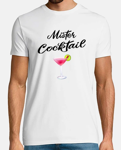 Camiseta señor coctel