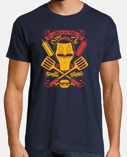 Playera señor de los papas bobs hamburguesas