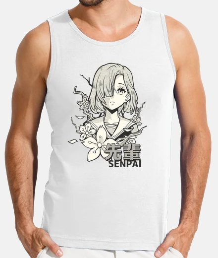 T-shirt Senpai Anime Manga Girl Gift for Otaku