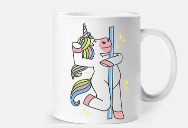 Tazza sensazioni di pole dance unicorno parig