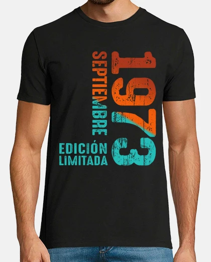 Tee-shirt septembre 1973 limitée 1973 année 1973