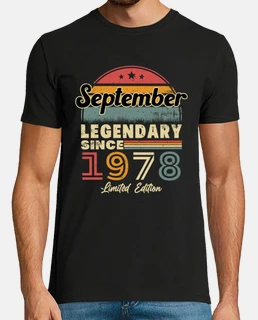 Septembre 1978 vintage rétro anniversaire