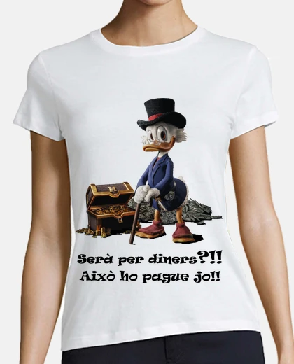 Playera Serà per diners - Fondo claro