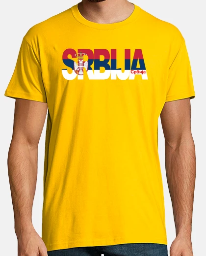 Tee-shirt serbie (drapeau)