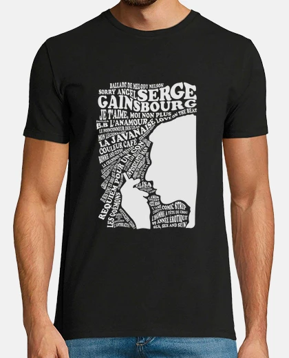 Tee-shirt Serge gainsbourg - discographie