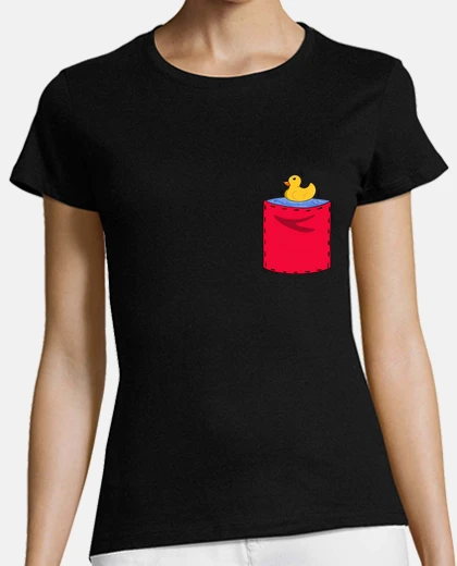 Playera serie pocket bolsillo patito de goma