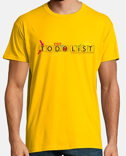 T-shirt serie trucam - todolist nera