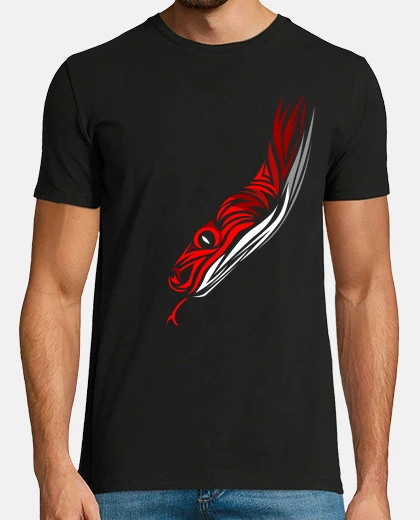 Tee-shirt serpent tribal