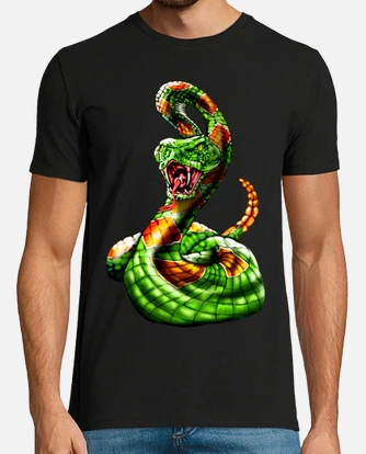 Camiseta serpiente de cascabel laTostadora