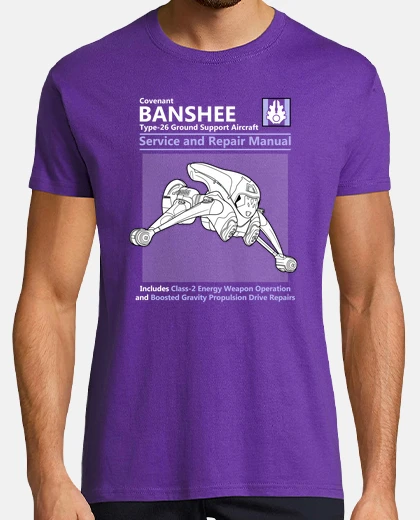 T-shirt servizio di banshee e manuale di riparazione