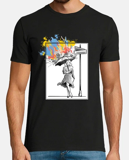 Camiseta sesión de fotos, casting de cine, tendencias de moda