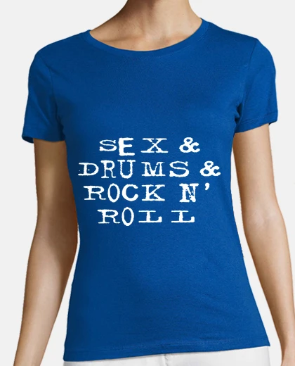 T-shirt sesso n tamburi n donne rock&#39;n&#39;roll