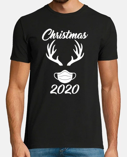 T-shirt set pigiama con renne per regali di natale 2020 per la famiglia