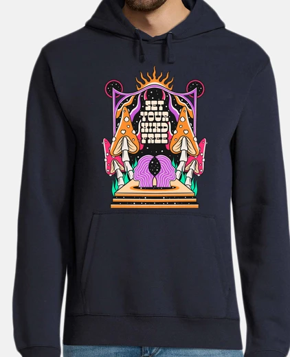 Sudadera set your mind free mushroom