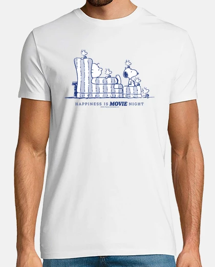 T-shirt Setopo cinema Snoopy e Charlie brown
