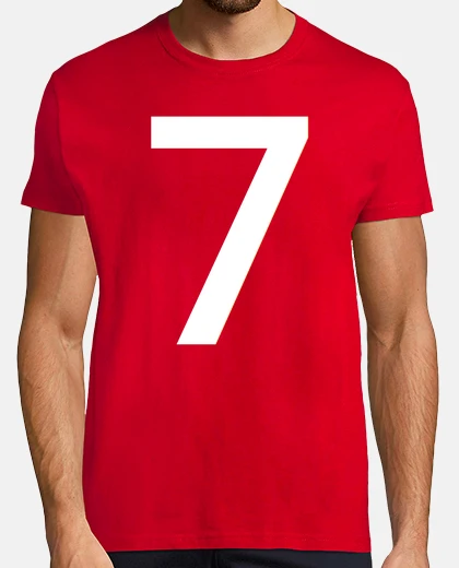 T-shirt sette bianchi retrò