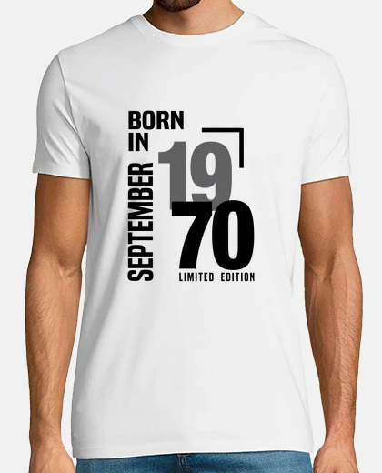 T-shirt settembre 1970