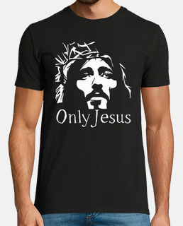 seulement jésus vêtements chrétiens conception chrétienne foi chrétienne visage de jésus