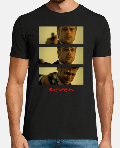 T-shirt Seven - Detective Mills nella Scena Finale