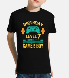 Seven 7yr BDay Boy Gamer 7th 7 Year Old