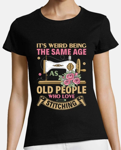 T-shirt sewing passion joke grandma mom