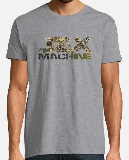 Camiseta SEX MACHINE - H / Hombre, manga corta, gris vigoré, calidad extra