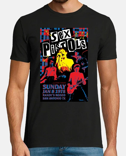 Camiseta Sex Pistols live
