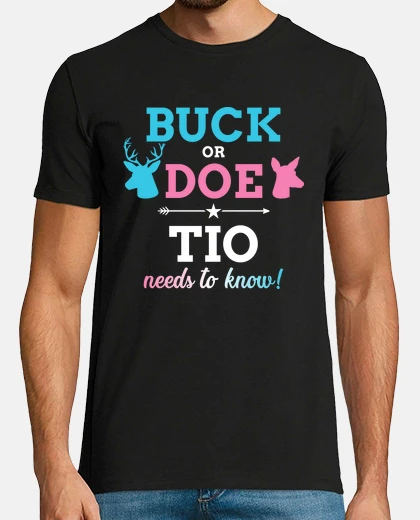 Tee-shirt sexe révéler buck ou biche tio baby par