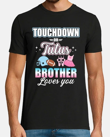 Tee-shirt sexe révéler touchdown tutus frère