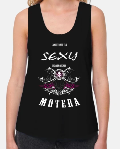 Camiseta Sexy Motera