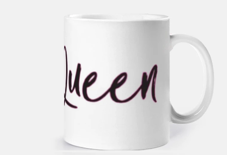 Cup sexy queen heart fashion flashy cup coffee tea infusion herbal tea