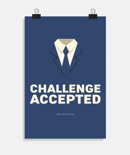 Poster sfida accettata