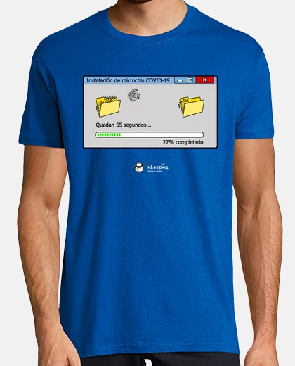 T-shirt sfondi scuri di microchis