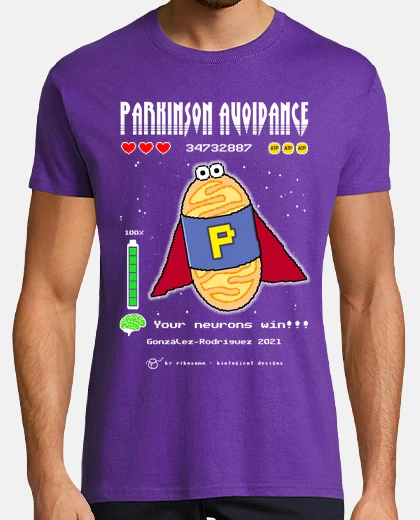 T-shirt sfondi scuri per evitare il parkinson