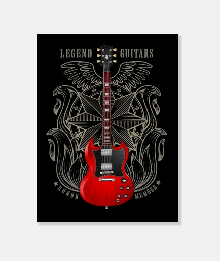 Wall sg legendary electric guitar