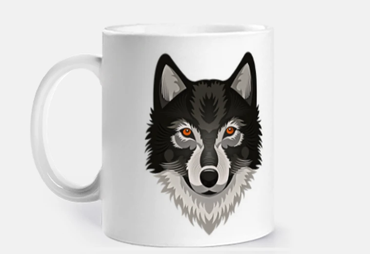 Tazza sguardo da lupo