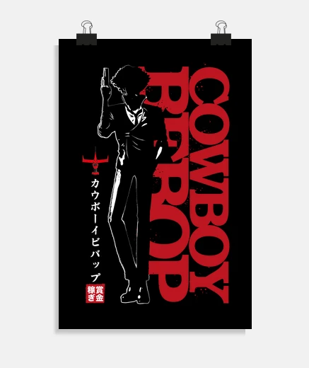 Poster shadow of a space cowboy
