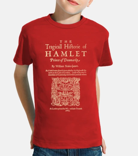 Abbigliamento shakespeare, amleto 1603 (scura t)