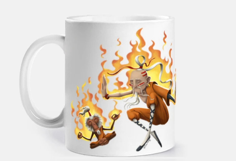 Cup shaolin monk - mug