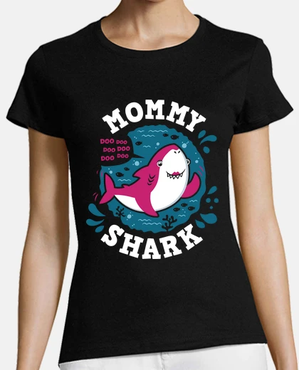 T-shirt shark mamma