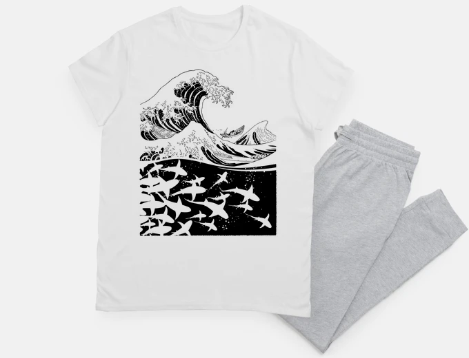 Pyjama sharks under the sea