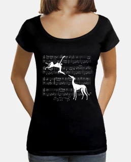 sheet music t- t-shirt woman