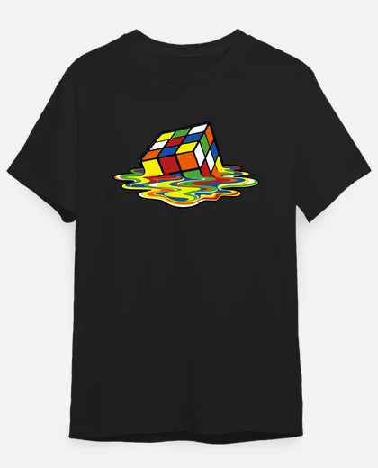 Playera sheldon cooper cubo rubik derretido laTostadora México