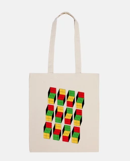 sheldon cooper - rubik cube optical illusion