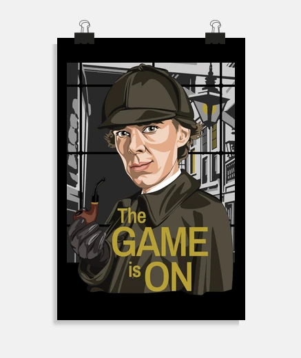 Poster Sherlock il gioco è iniziato