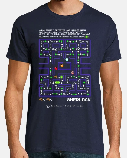Tee-shirt Sherlock uniquement pour les fonds somb
