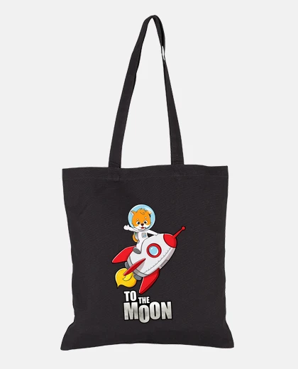 Sac shiba inu vers la lune